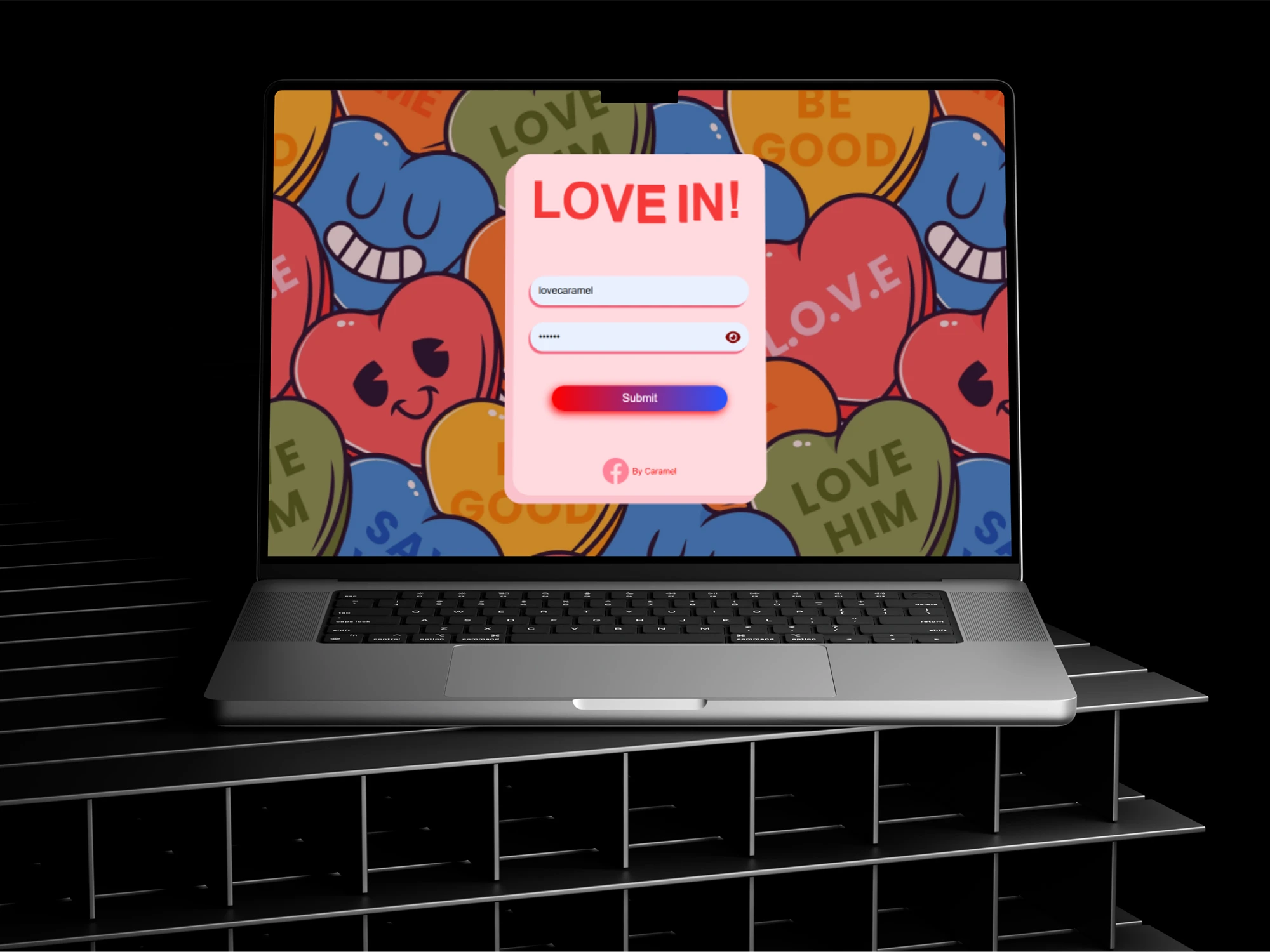 Interactive Valentine's Website preview